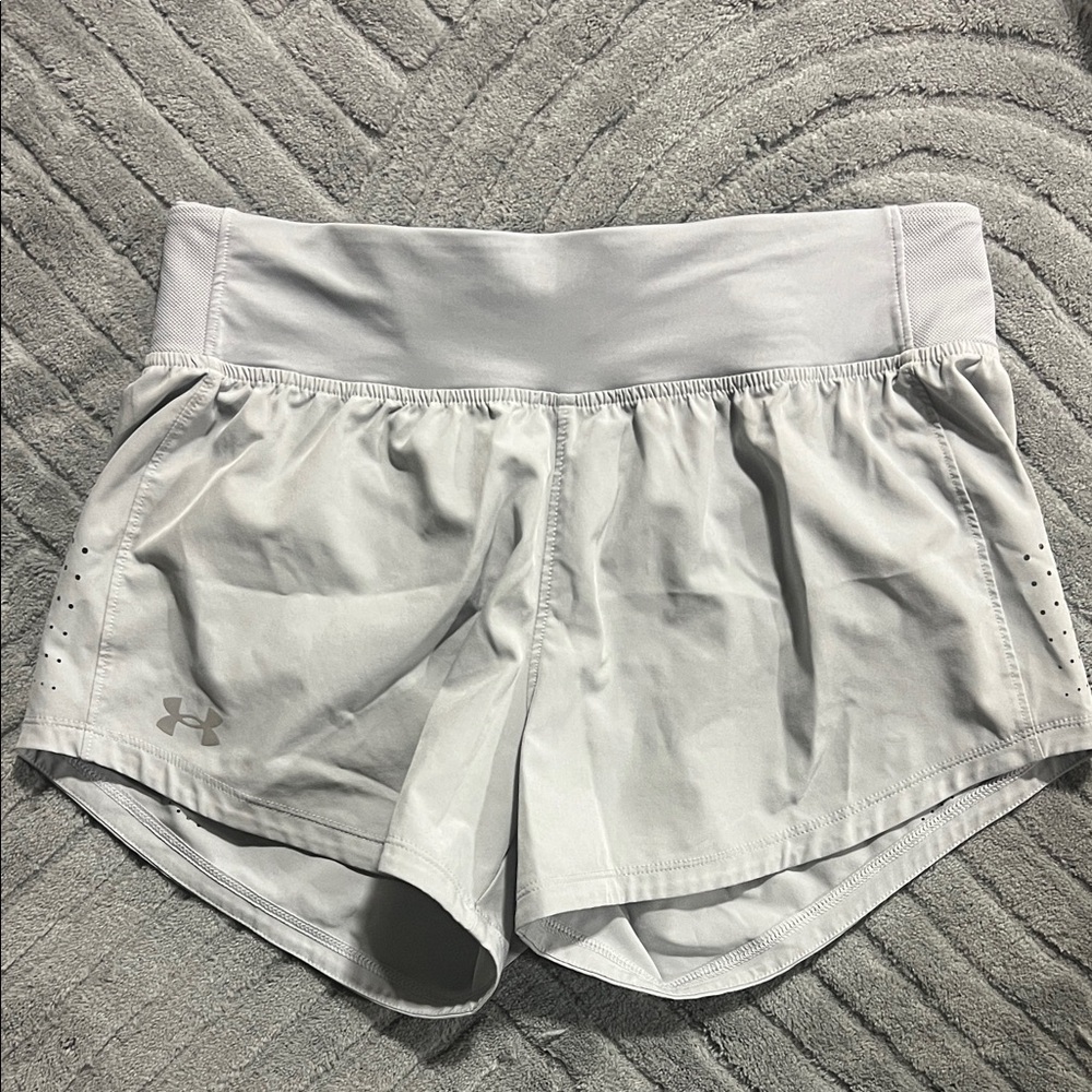 Under Armour speedpocket Light Gray Performance Shorts